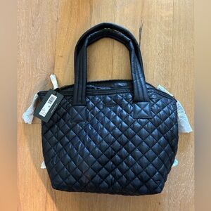 NWT MZ Wallace Black Medium Sutton w/shoulder Strap
